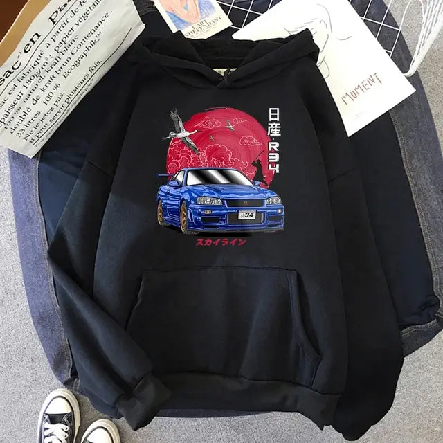 JDM Car Japanese Streetwear Sweatshirts