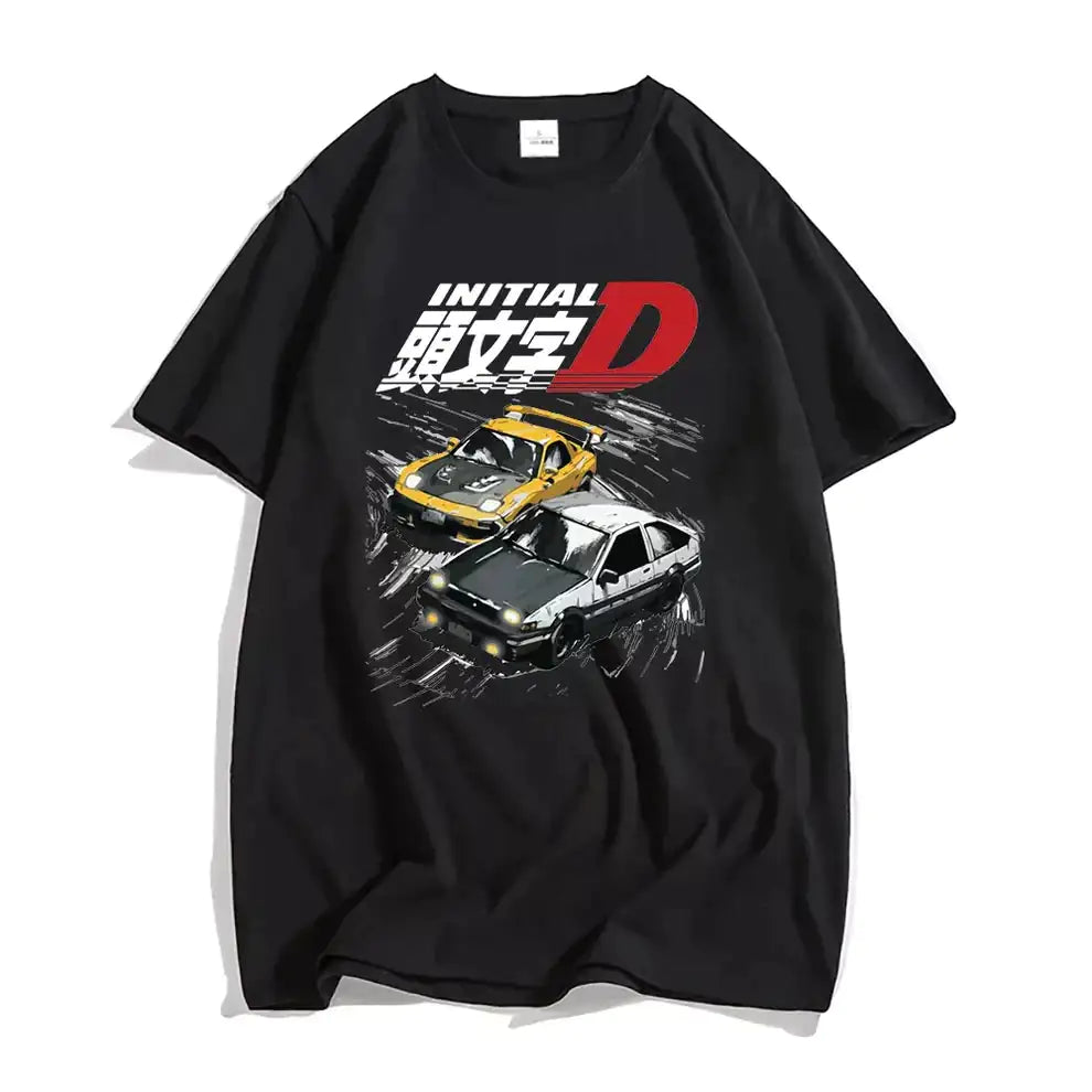 AE86 x RX-7 FD | Initial D Anime T-Shirt