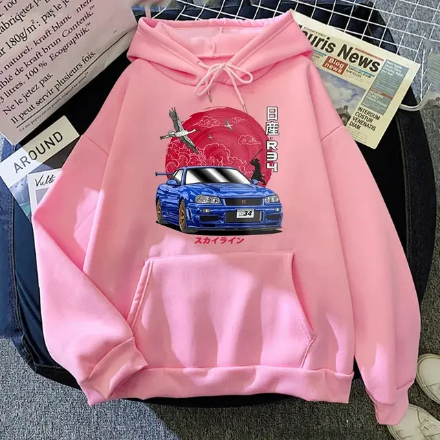 JDM Car Japanese Streetwear Sweatshirts