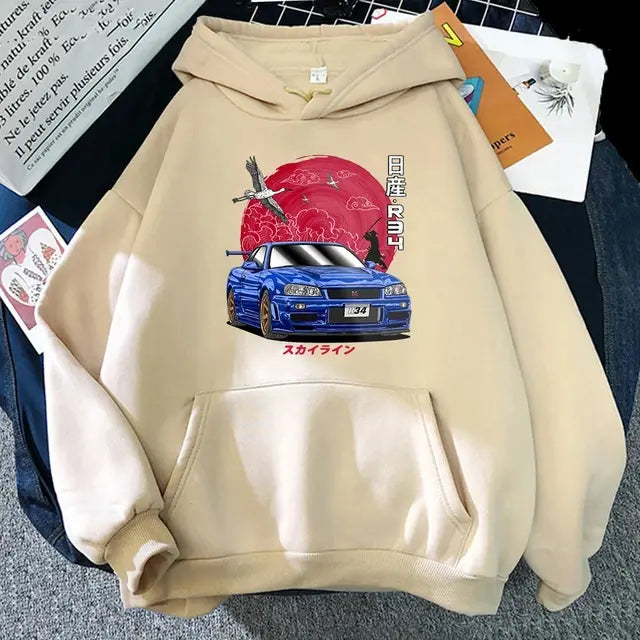 JDM Car Japanese Streetwear Sweatshirts