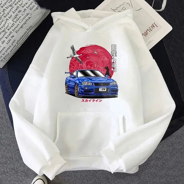 JDM Car Japanese Streetwear Sweatshirts